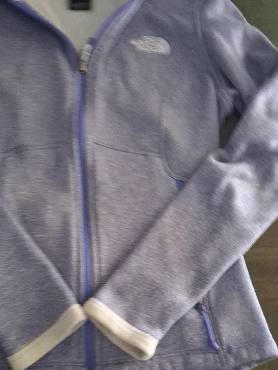 The North Face Lavender Zip Fleece Jacket - Picture 5 of 7
